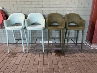 4x Barkrukken , POLSPOTTEN, Cosy fabric